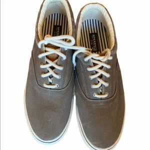 Sperry Men's Gray Lace-Up Sneakers Size 12